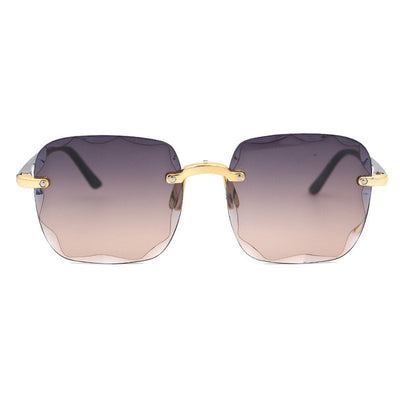 Star Rimless - Gold Gray Tea
